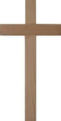 A wooden cross representing the ministry of Jesus Christ